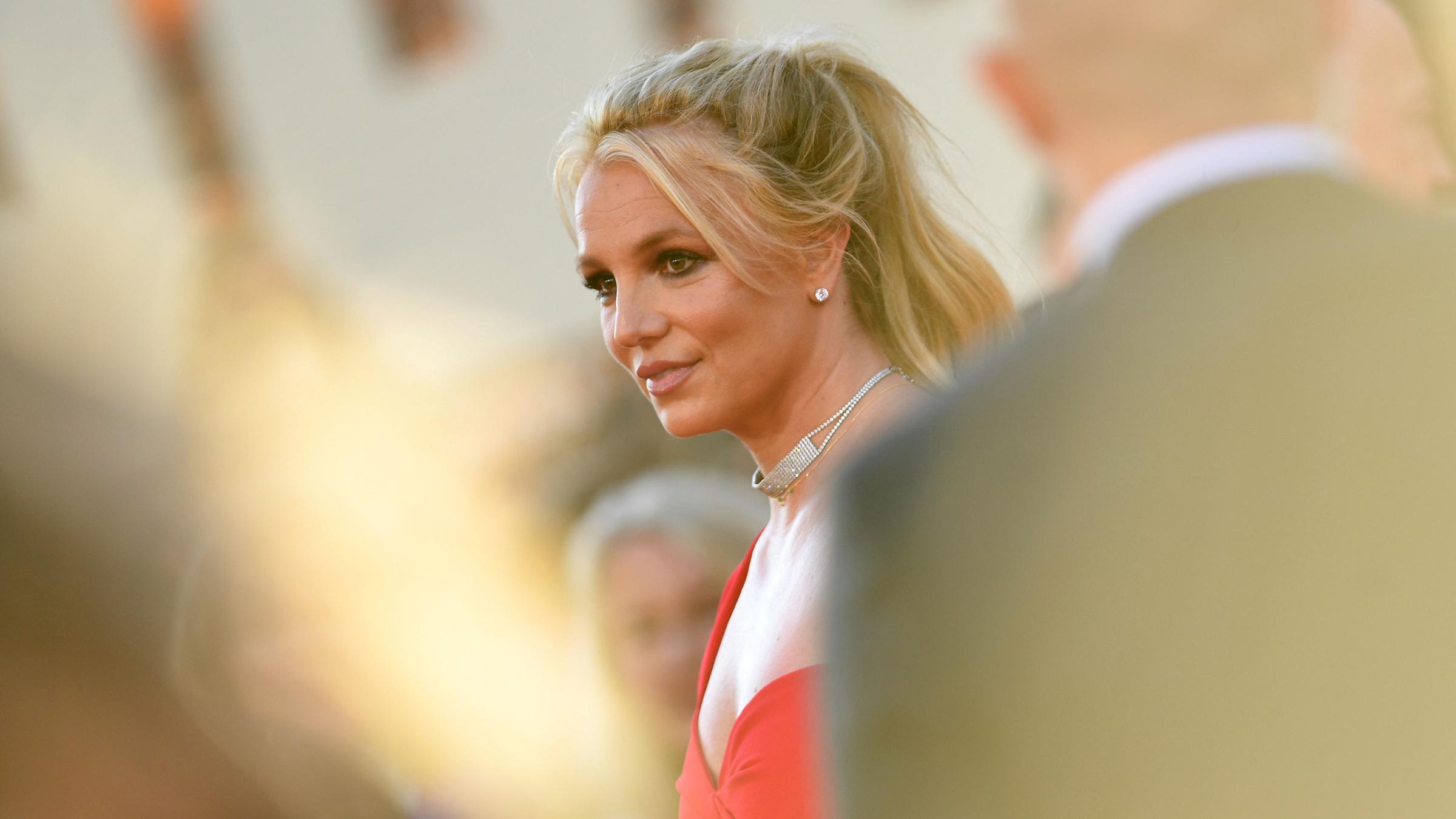 US-Sängerin Britney Spears bei der Filmpremiere von "Once Upon a Time... in Hollywood" am 22.07.2019 in Kalifornien.