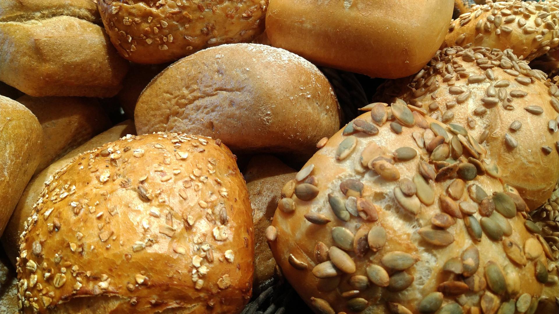 Verschiedene Brötchen