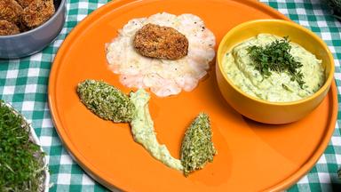 Brokkoli-Nuggets, Brokkoli-Dip und Brokkoli-Topping