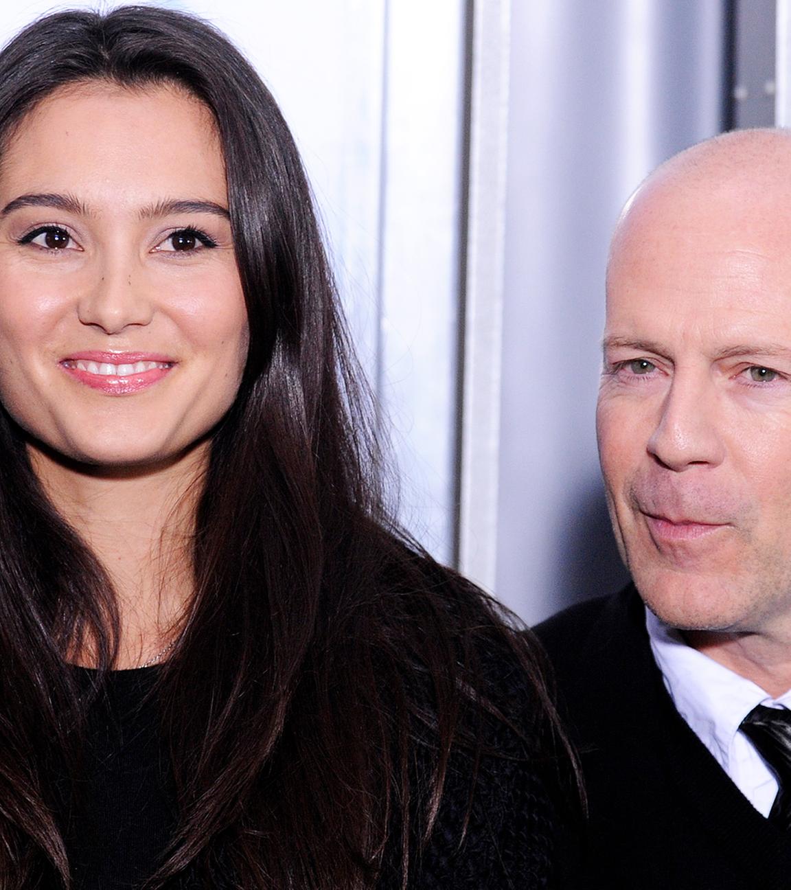 Bruce Willis und Frau Emma.