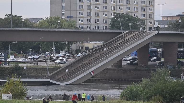 eingestürzte Bruecke