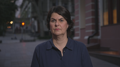 ZDF-Reporterin Anne Brühl in der Ukraine