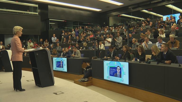 Straßburg: Von der Leyen verkündet Kommission