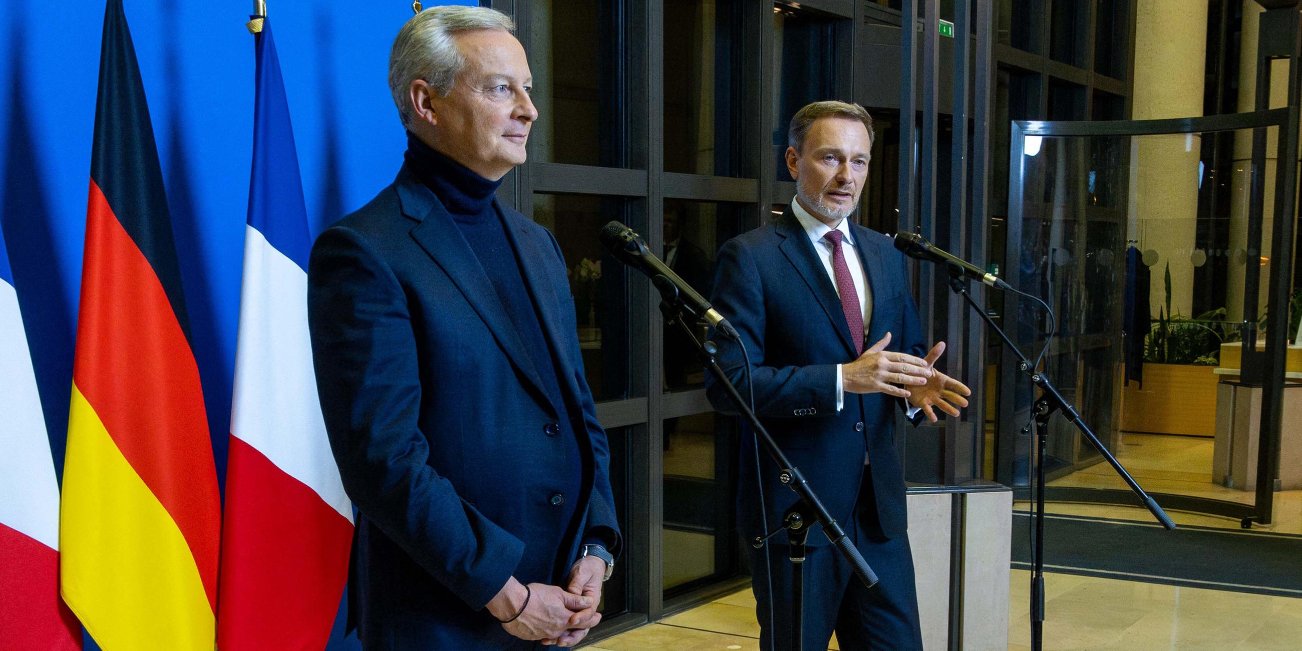 Bruno Le Maire und Christian Lindner