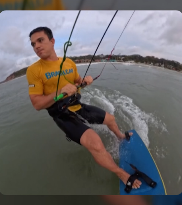 Kitesurfer Bruno Lobo