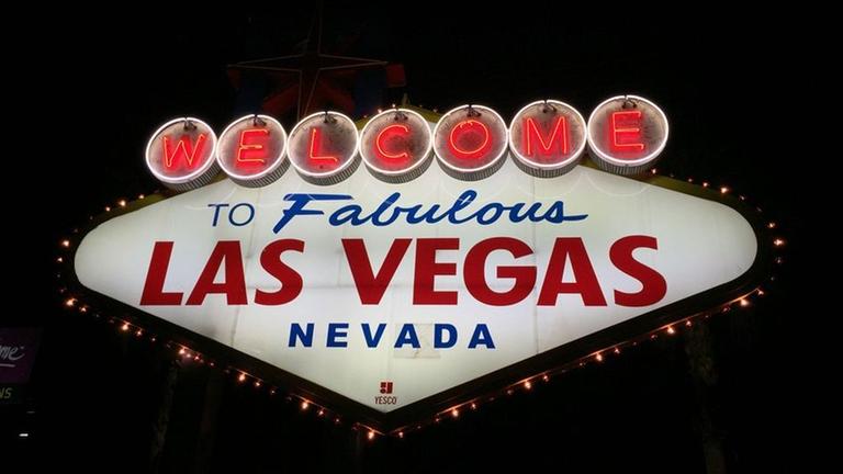 Begrüßungsschild Las Vegas