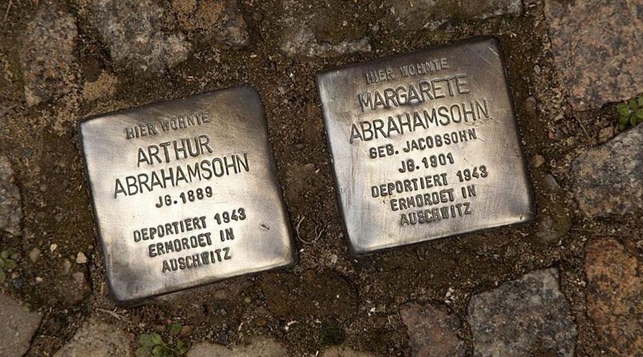Stolpersteine: Arthur und Margarete Abrahamson