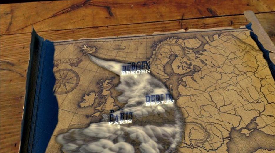 Aschewolke des Laki-Ausbruchs 1783 zieht über Europa hinweg (Grafik)