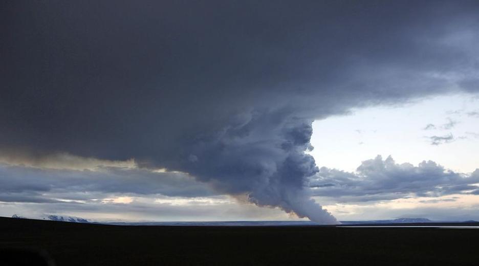 Rauchwolke nach Vulkaneruption