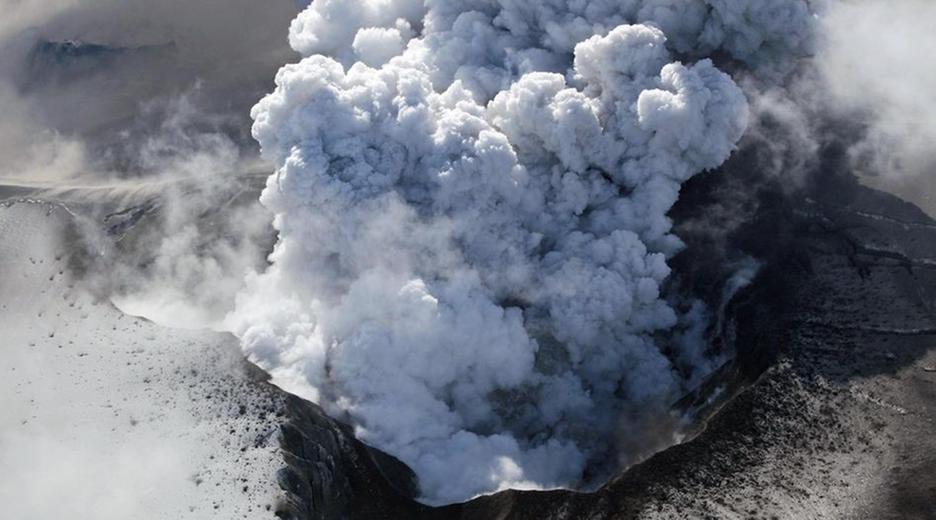 Aschewolke nach Ausbruch des Eyjafjallajökull 