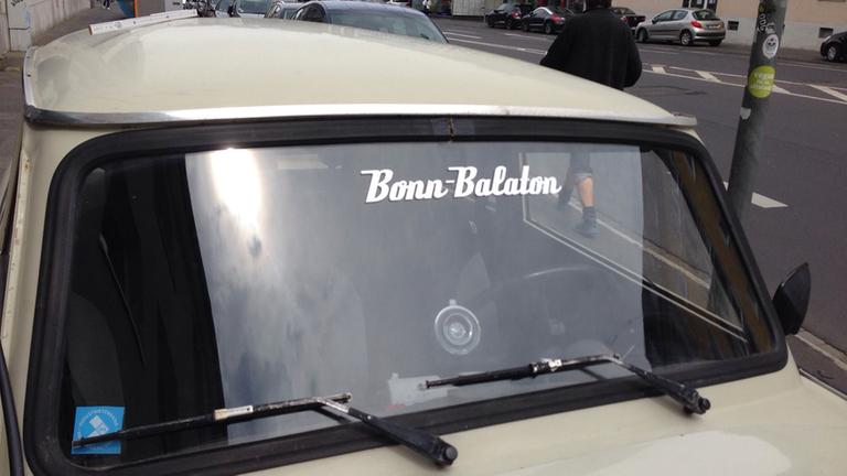 Trabi-Windschutzscheibe