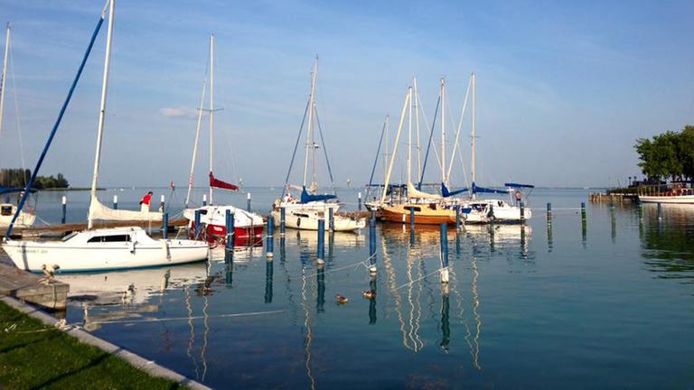 Boote am Balaton