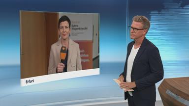 Ralph Szepanski im Gespräch mit Melanie Haack in Erfurt