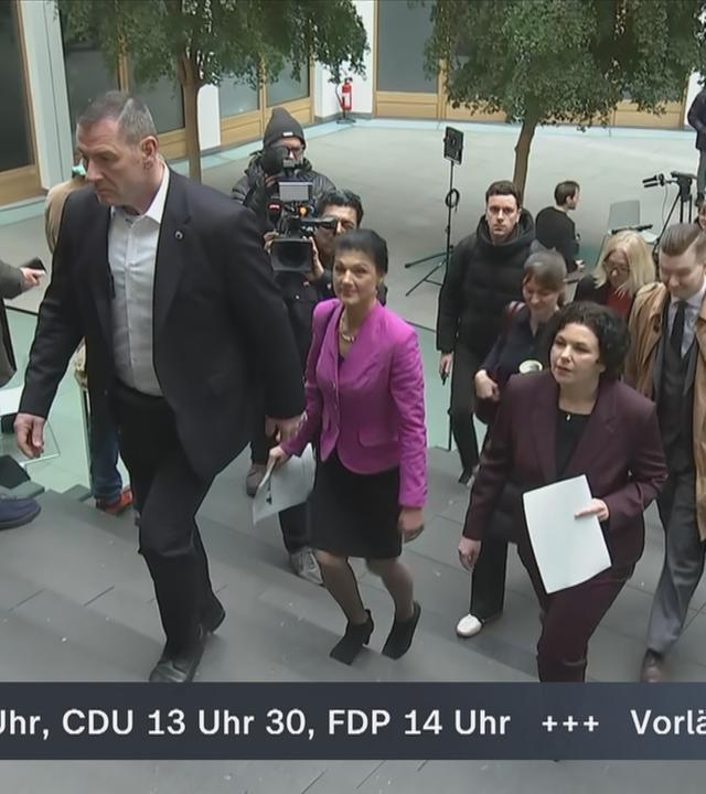 BSW-Gründerin Sahra Wagenknecht nach der Bundestagswahl