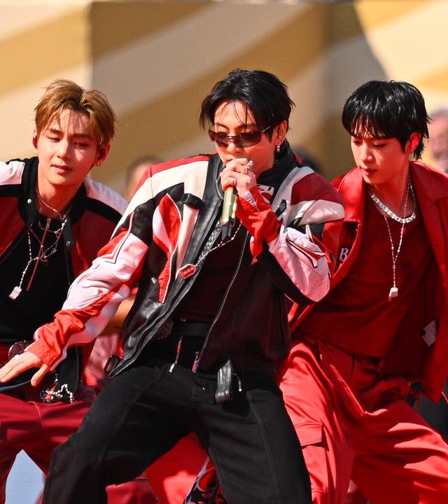 Die K-Pop-Band BTS bei einem Auftritt