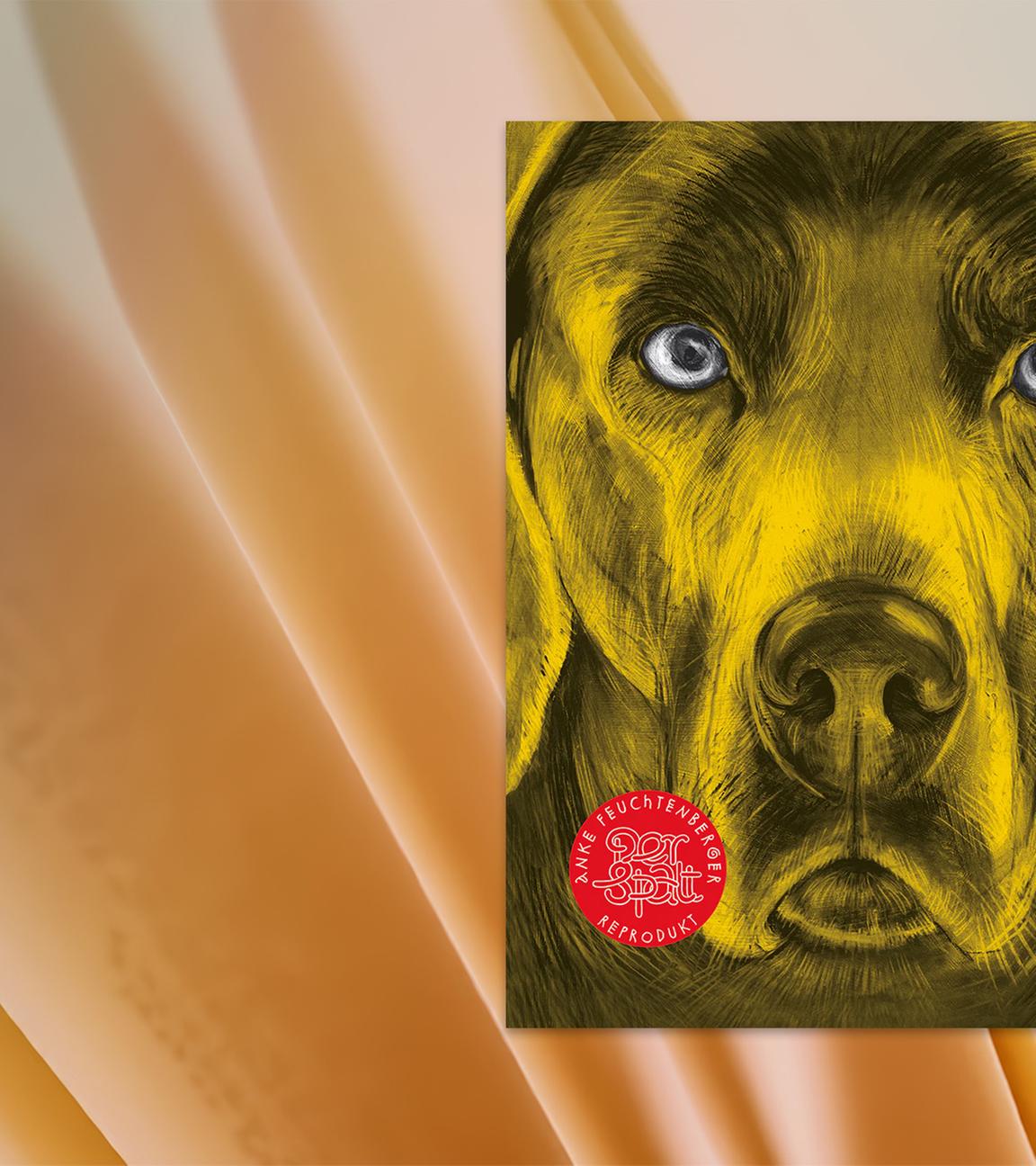 Auf dem Cover des Buches sieht man die Illustration eines Hundes.