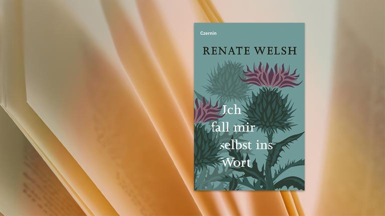 Auf dem Cover des Buches sieht man Disteln vor petrol-farbenem Hintergrund.