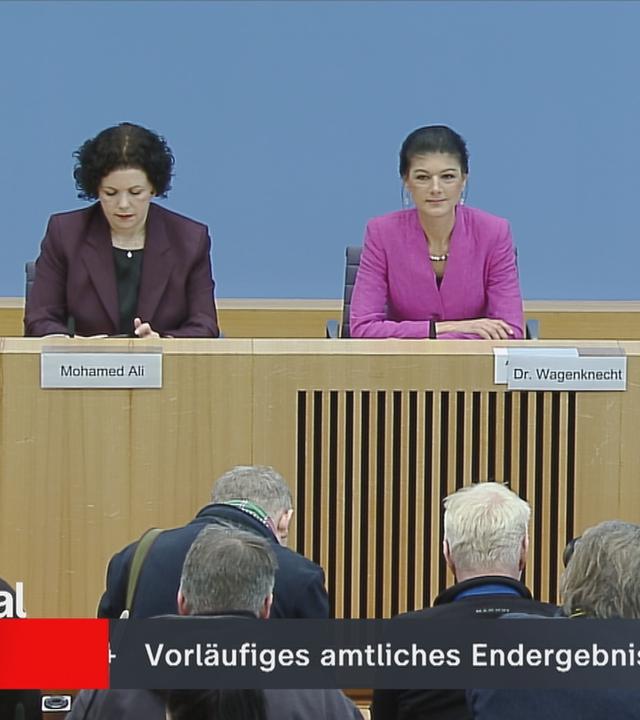 BSW-Gründerin Sahra Wagenknecht zum Ergebnis der Bundestagswahl