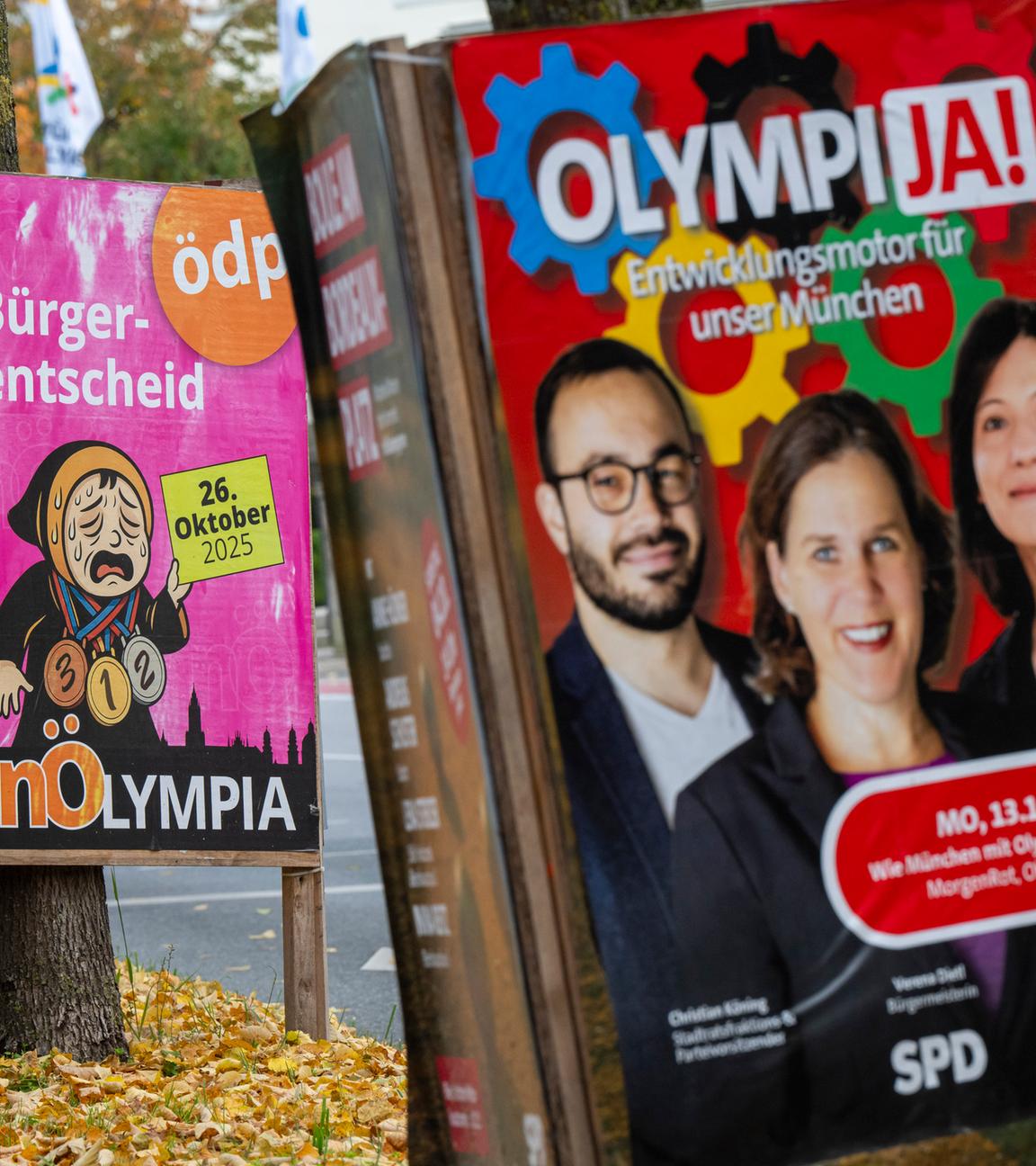 Plakate zur Olympia Bewerbung Münchens