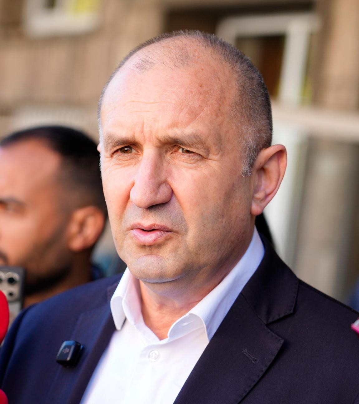 Bulgarien, Sofia: Oppositionsführer und frühere bulgarischer Präsident Rumen Radew