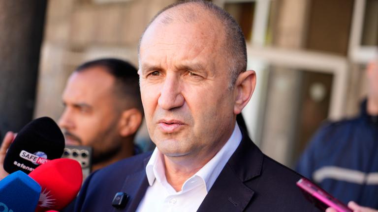 Bulgarien, Sofia: Oppositionsführer und frühere bulgarischer Präsident Rumen Radew