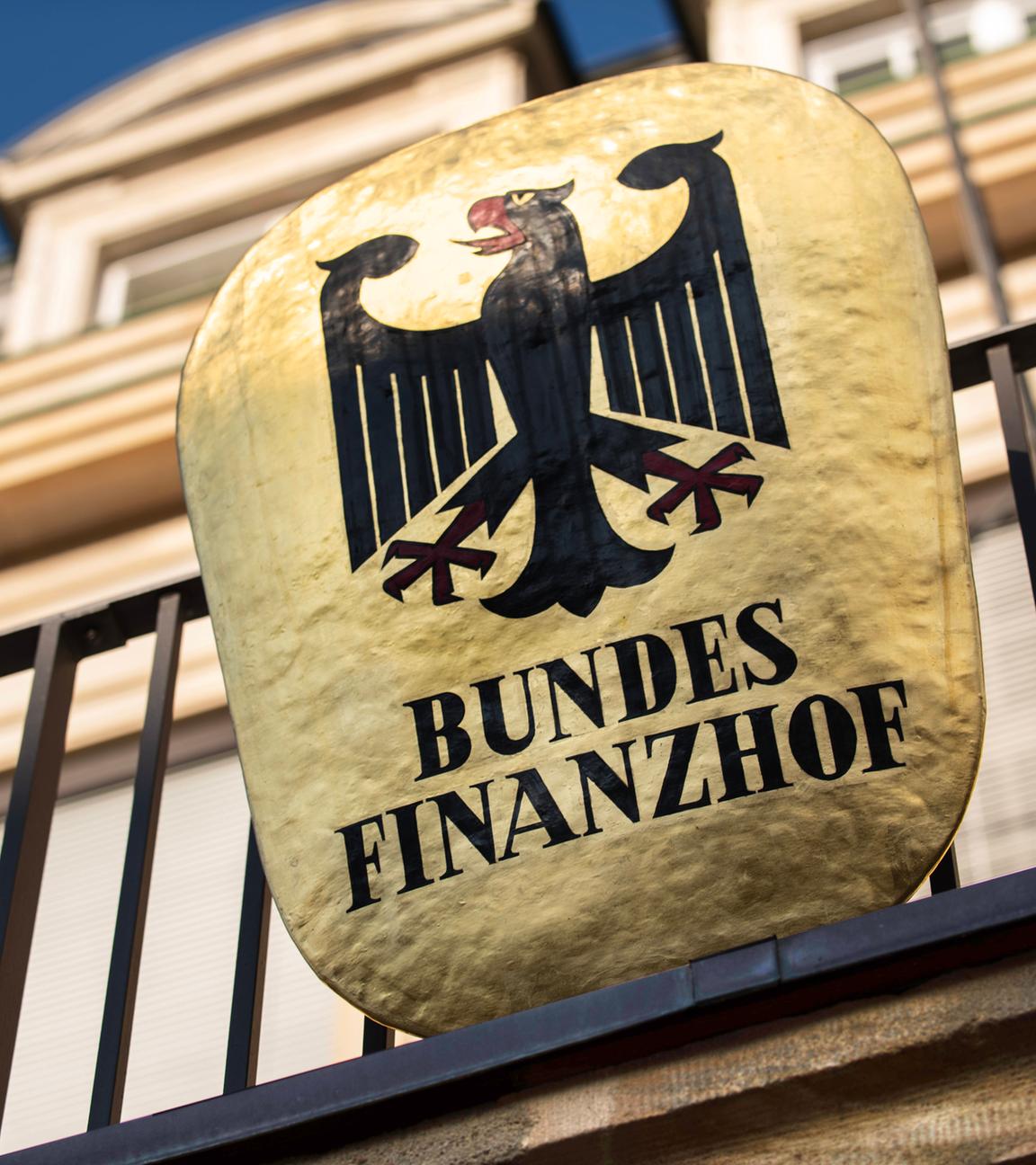 Schild Bundesfinanzhof