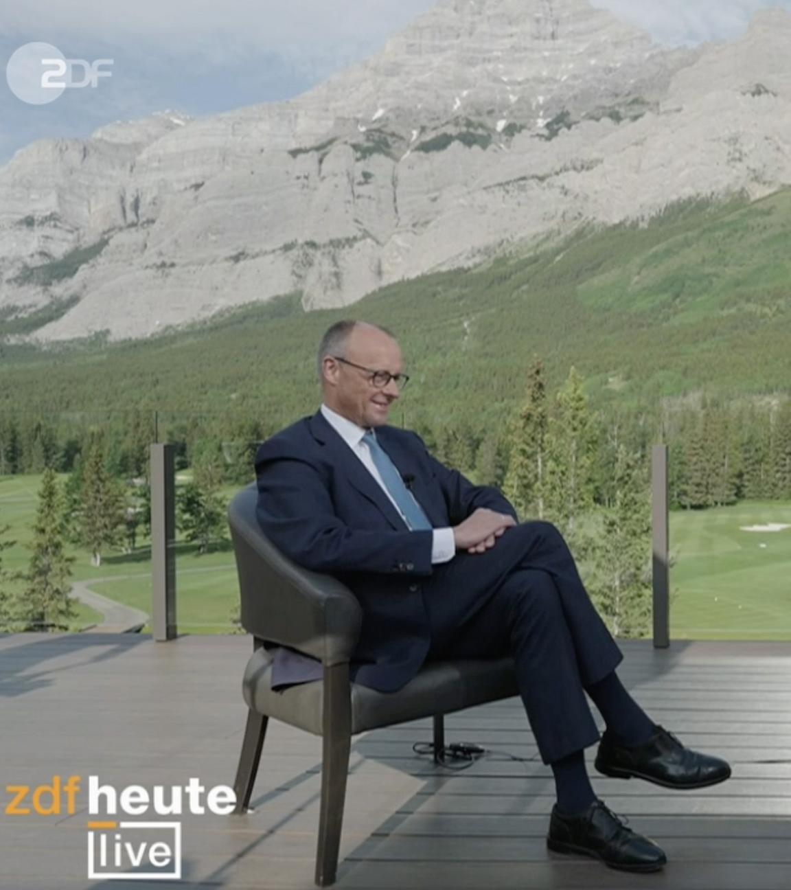 Bundeskanzler Friedrich Merz im Interview mit Diana Zimmermann