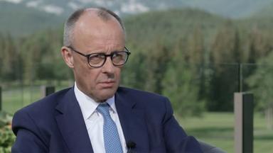 Bundeskanzler Friedrich Merz im Interview mit Diana Zimmermann