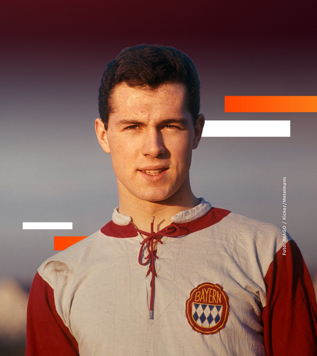 Franz Beckenbauer im Trikot des FC Bayern München