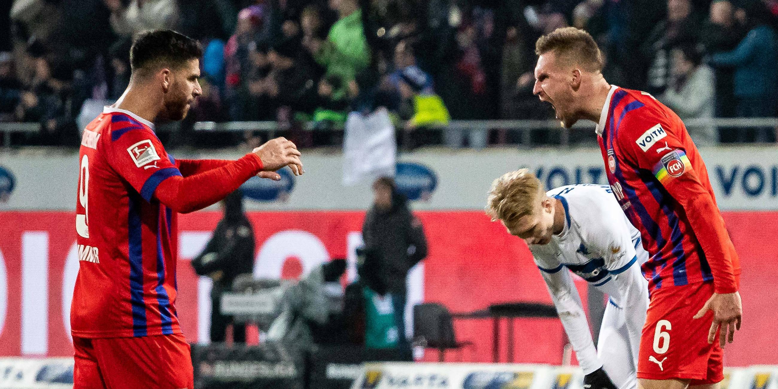 Endstand 1:0 für den FC Heidenheim, Heidenheim besiegt Darmstadt.