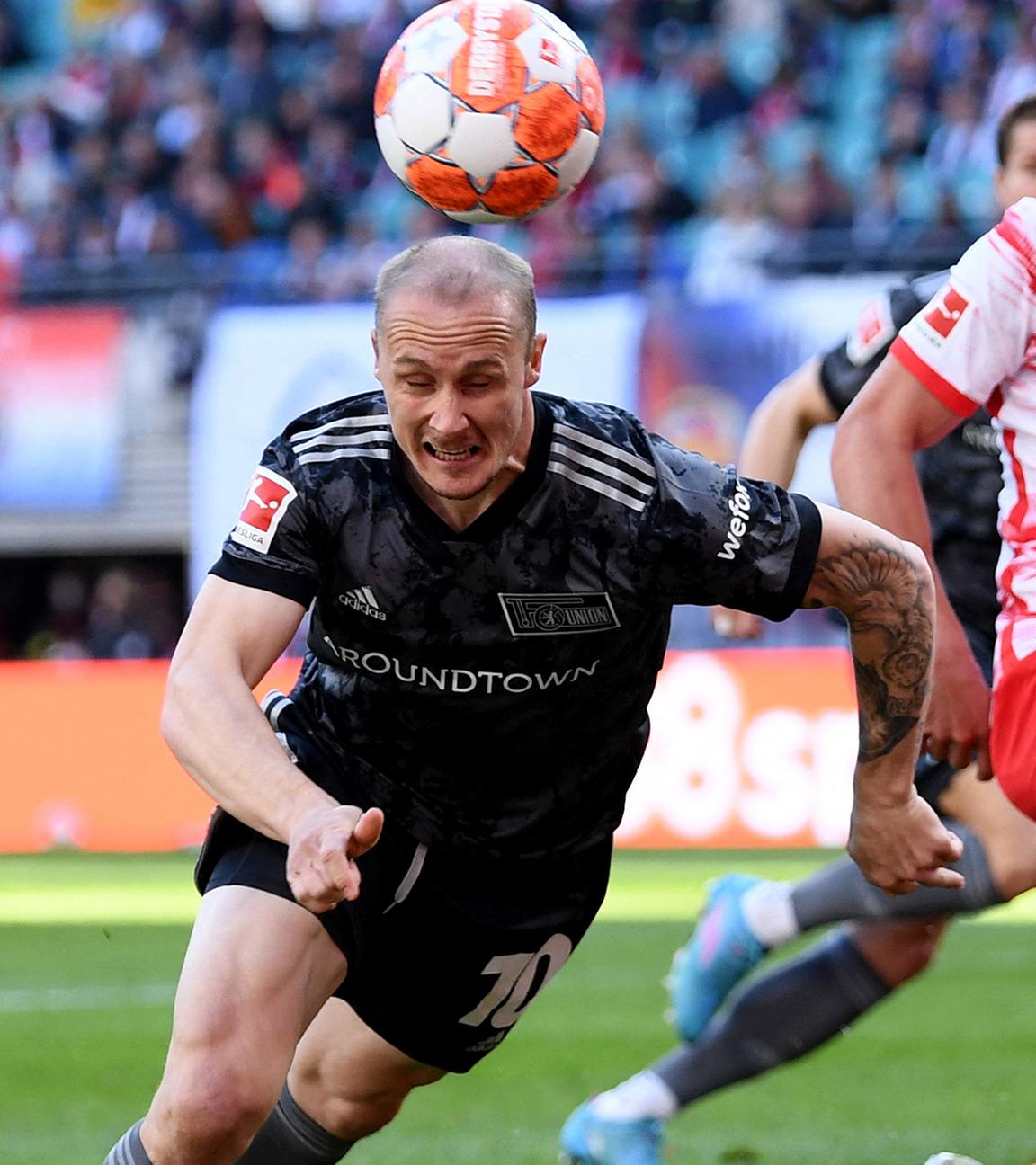 Sven Michel erzielt das erste Tor für Union Berlin.