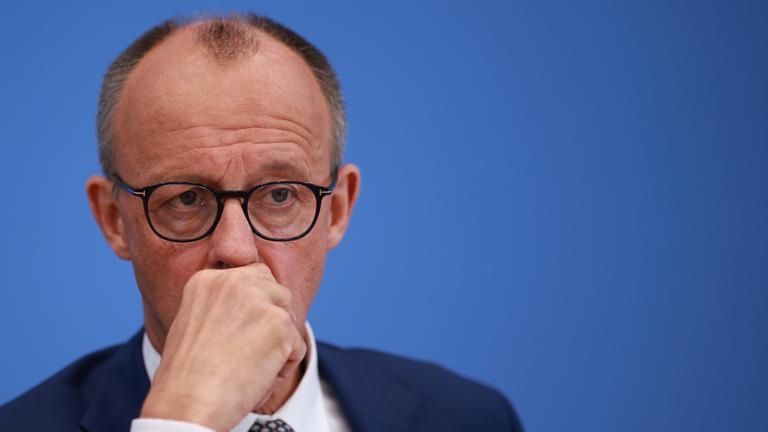 Bundeskanzler Friedrich Merz auf der Bundespressekonferenz