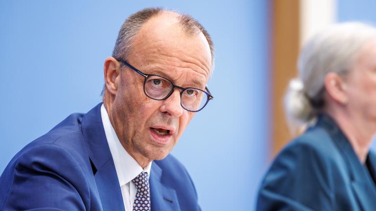 Bundeskanzler Merz auf der Bundespressekonferenz