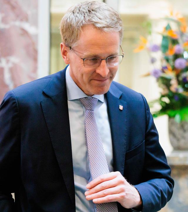 Daniel Günther (CDU), Ministerpräsident von Schleswig-Holstein, nach der Sitzung des Bundesrates. Der Bundesrat stimmte dem vom Bundestag bereits beschlossenen Gesetzentwurf nicht zu.