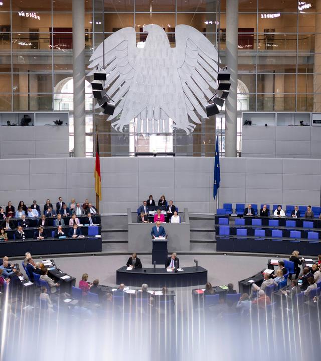 Plenarsaal des Deutschen Bundestags. (Archiv)