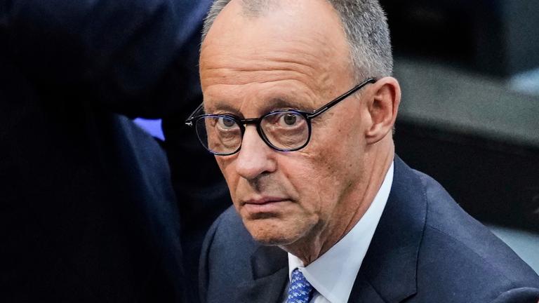 Kanzlerwahl im Bundestag, Friedrich Merz, aufgenommen am 06.05.2025