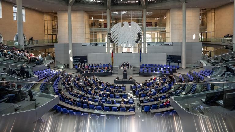 Plenarsaal des Deutschen Bundestags