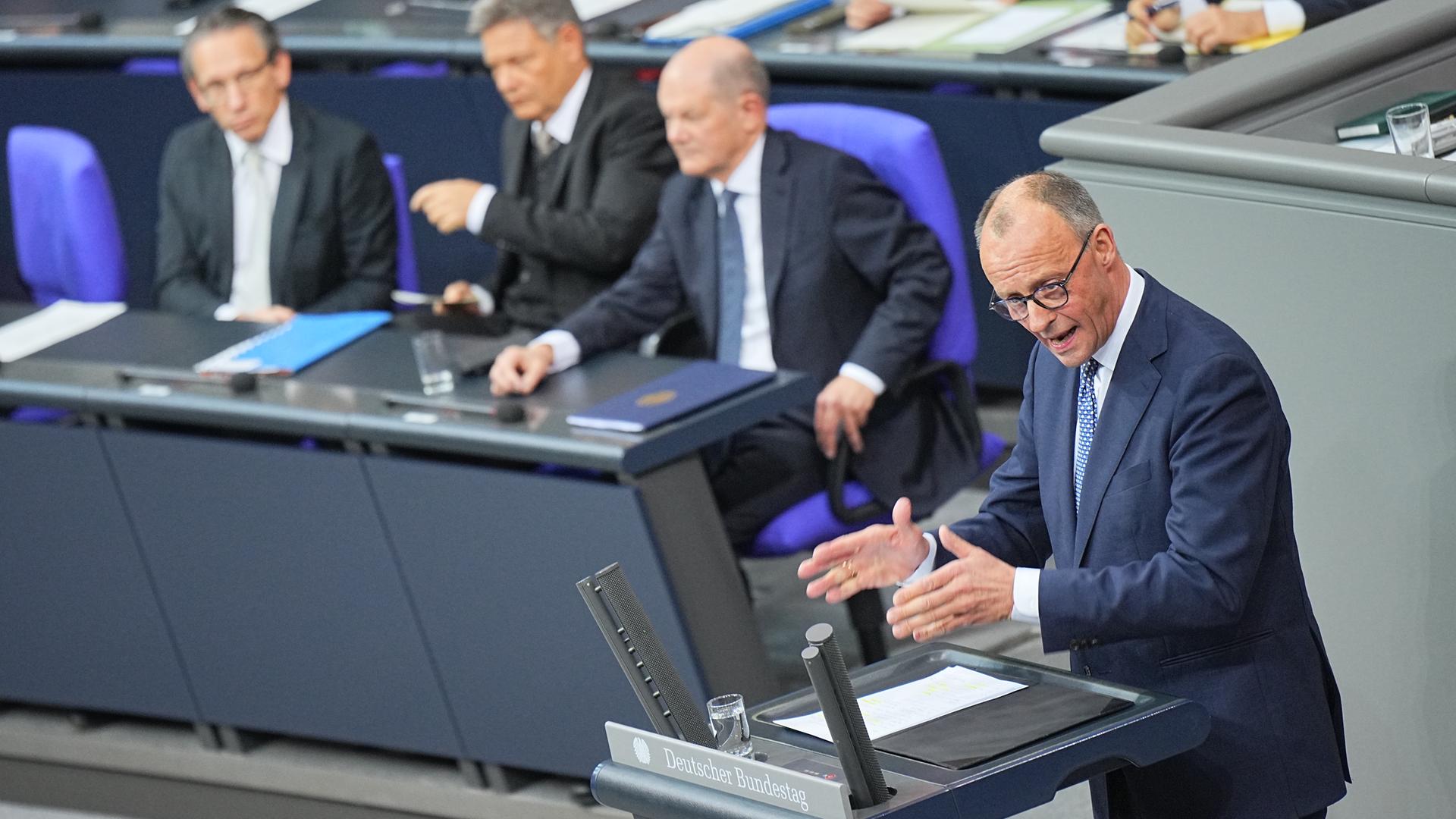 Merz: "Eine blanke Unverschämtheit"