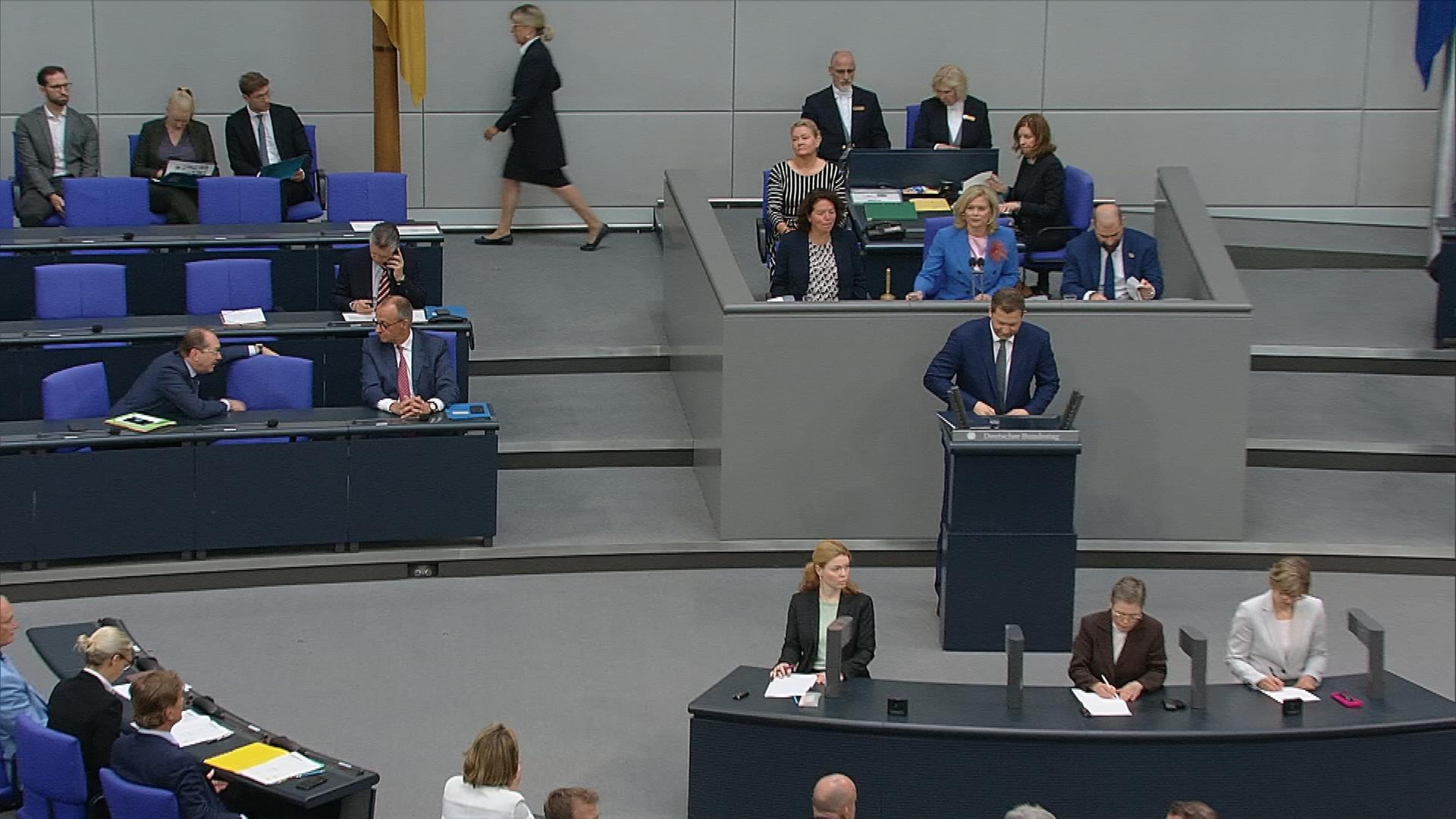 Bundestagsdebatte