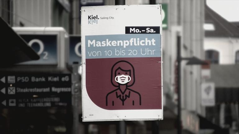 Plakat Maskenpflicht