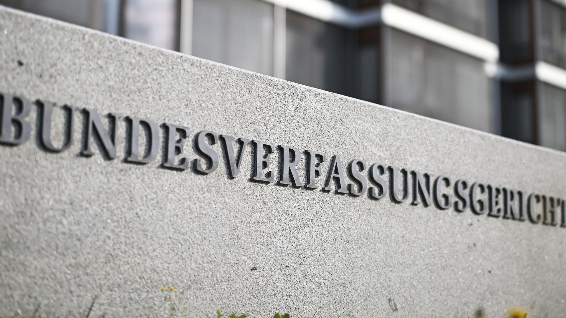 Aussenaufnahme des Bundesverfassungsgericht in Karlsruhe.