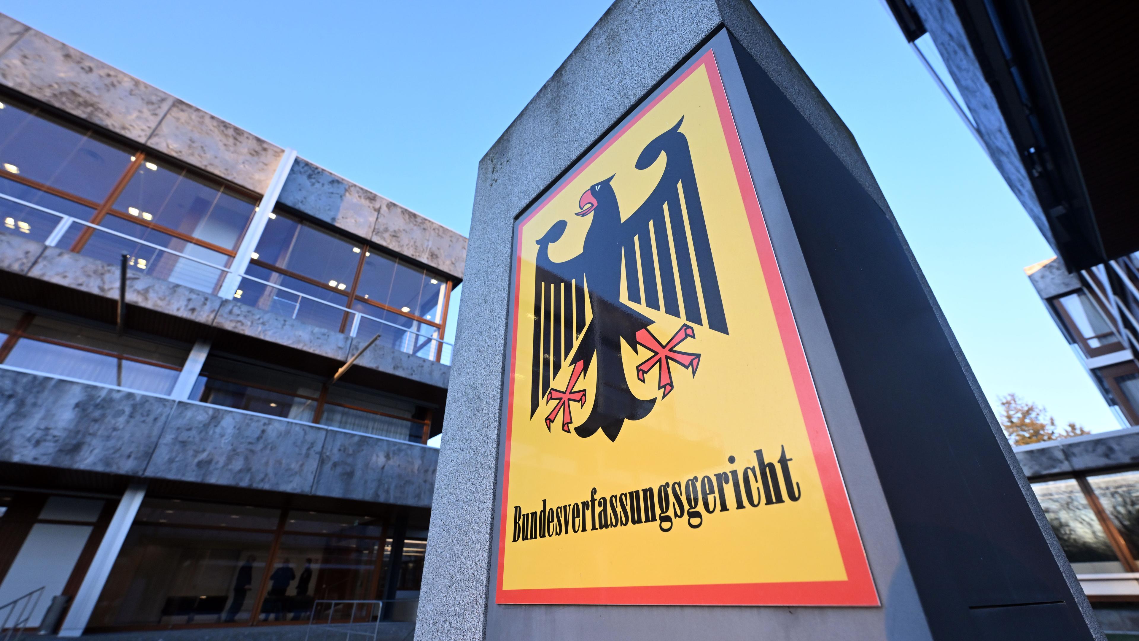 Das Gebäude des Bundesverfassungsgericht in Karlsruhe.