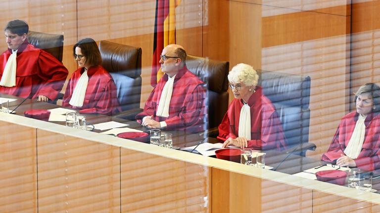 Richter des zweiten Senats des Bundesverfassungsgerichts. (Archiv)