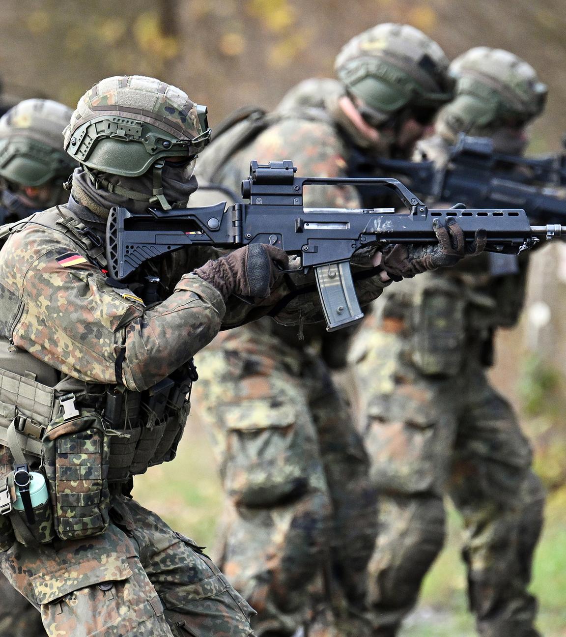 Medientag zur Basisausbildung bei der Bundeswehr, aufgenommen am 13.11.2025