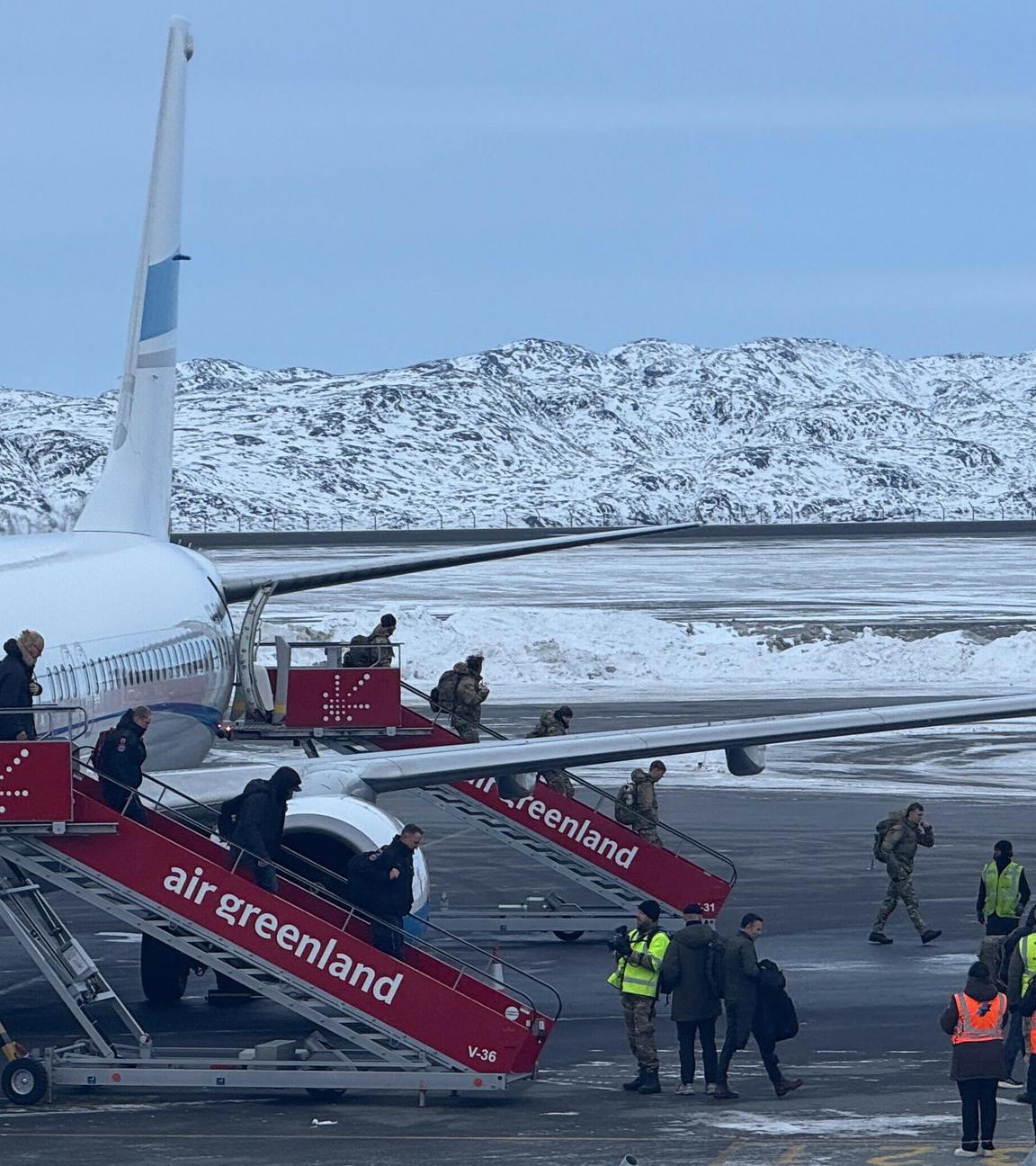 Deutsches Bundeswehr-Team kommt abends auf Grönland an