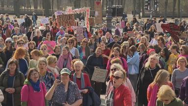 Demonstration von Frauen