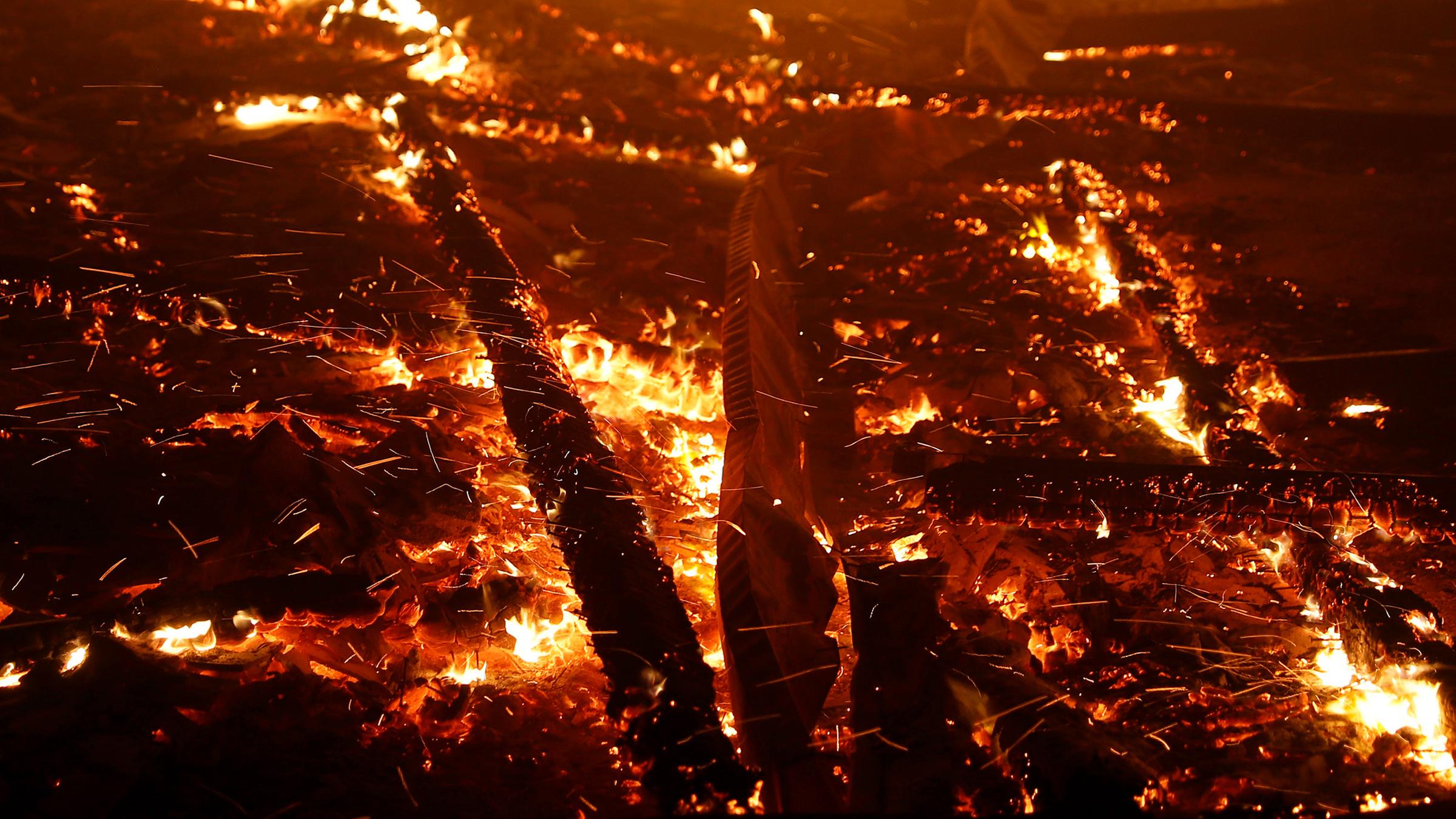 Buschbrände in Kalifornien am 08.11.2018