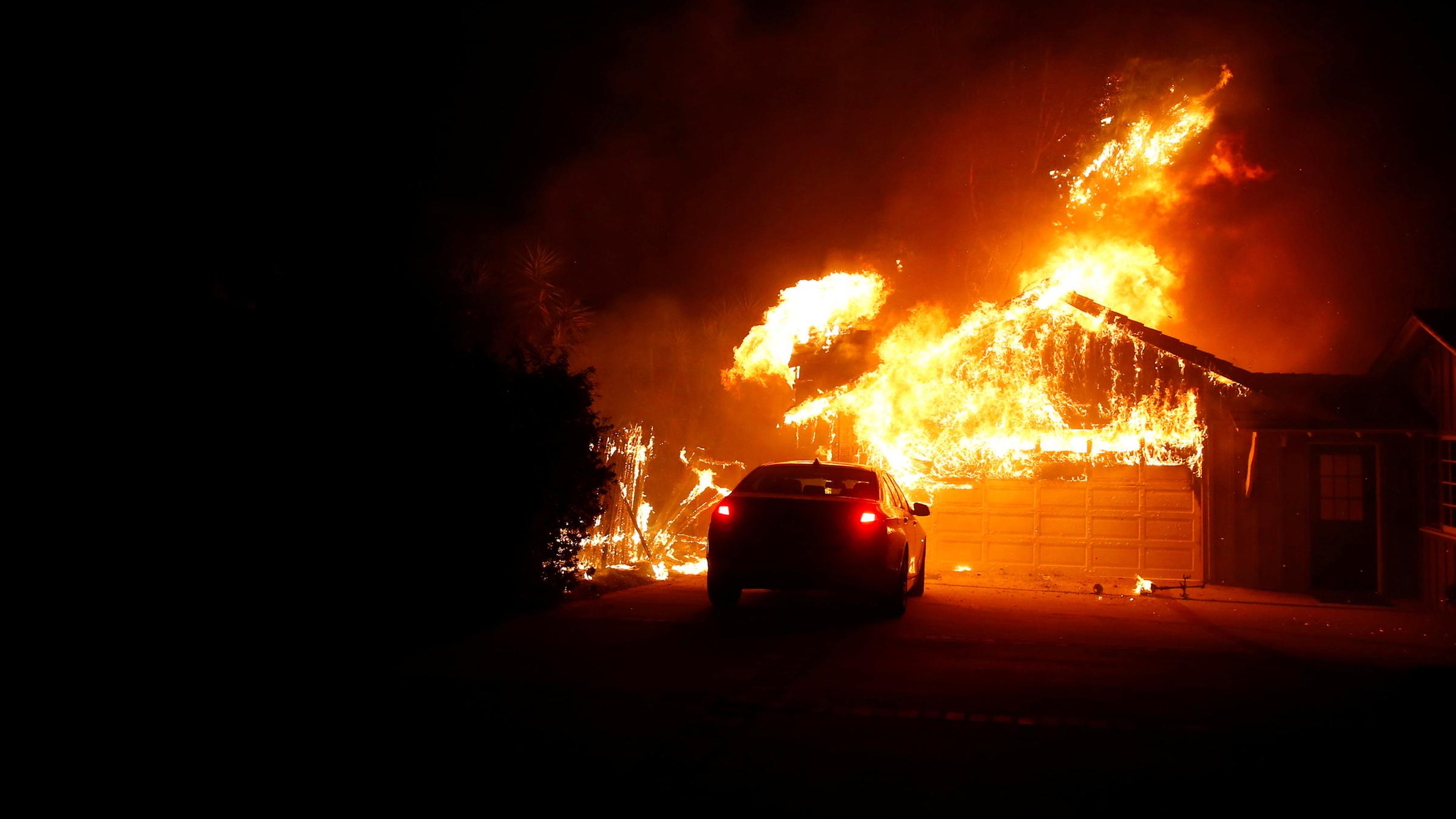 Buschbrände in Kalifornien