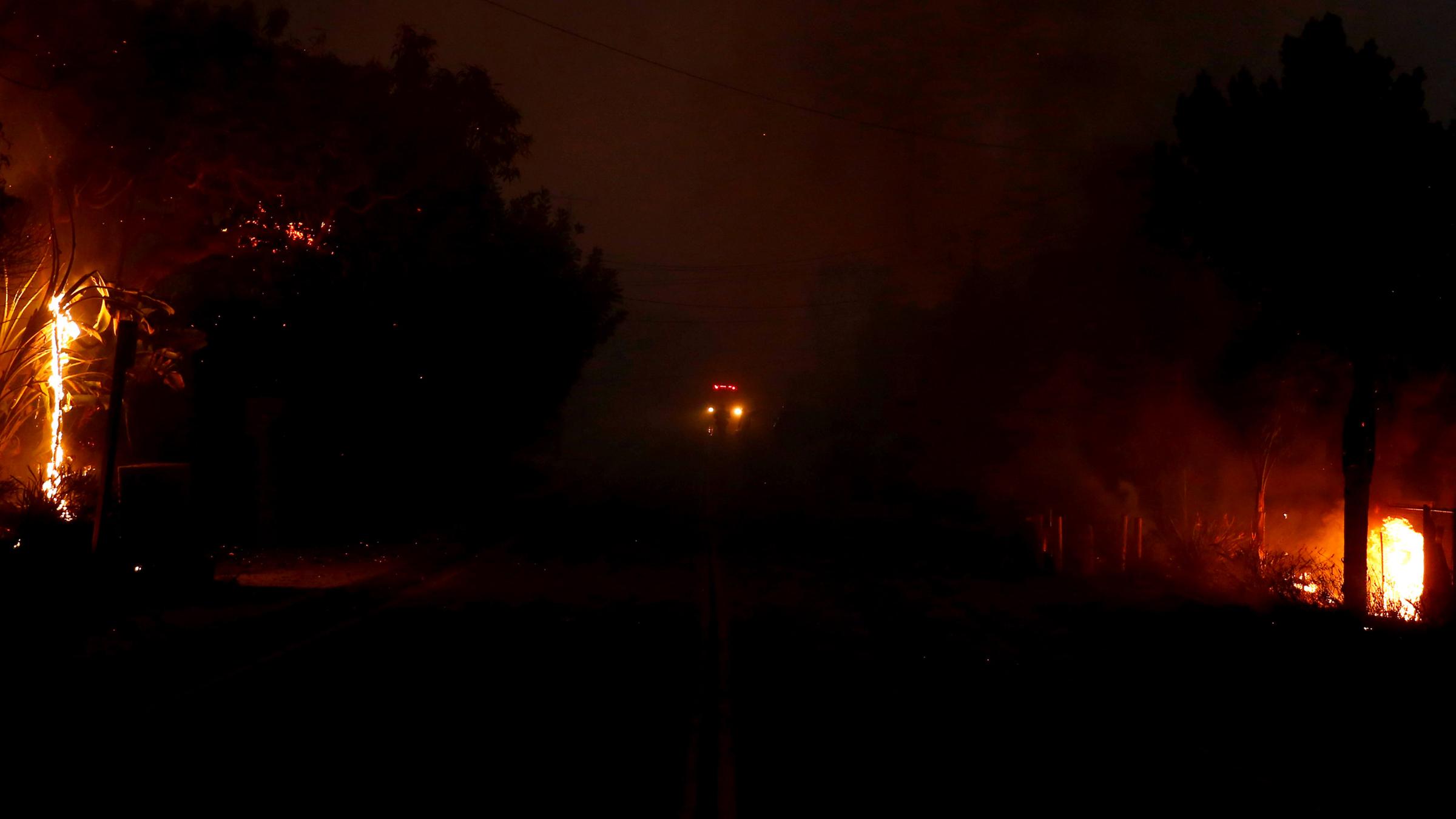 Buschbrände in Kalifornien