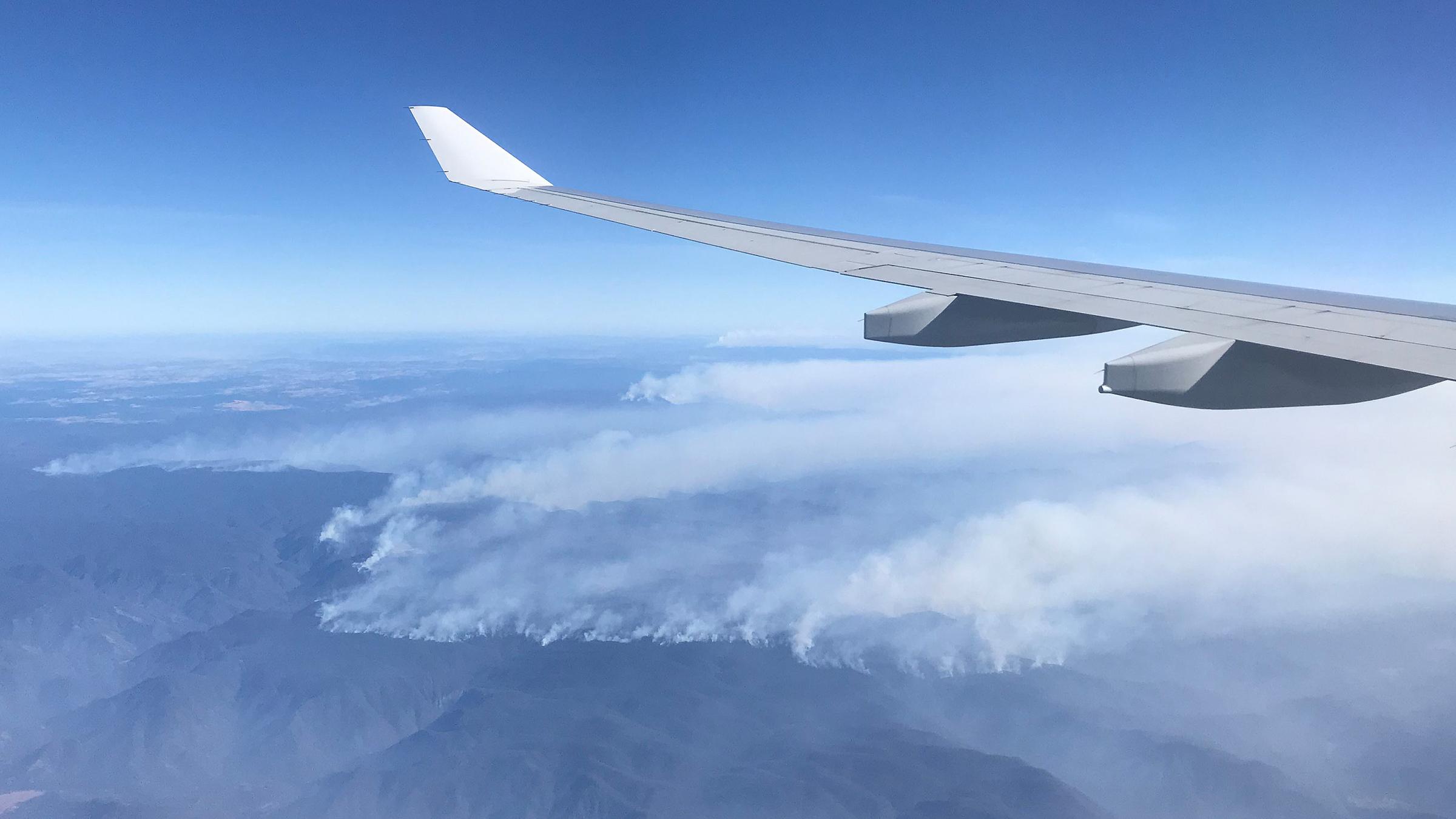 Australien: Der Blick aus einem Flugzeug.